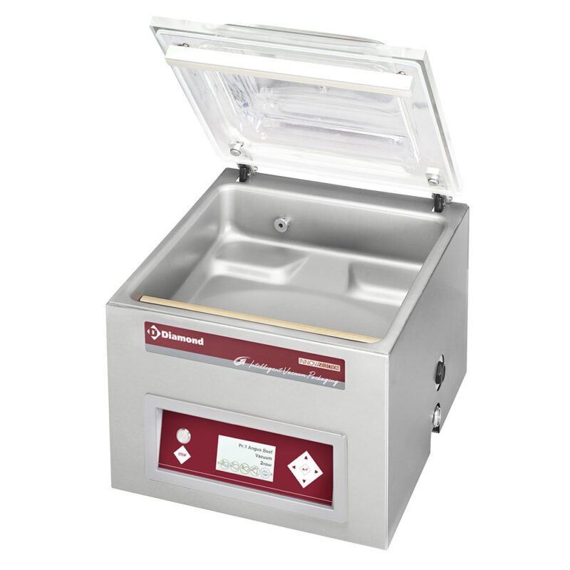 Vakuuminė mašina, kamera 420x370xh180 mm – 21 m3/h LCD