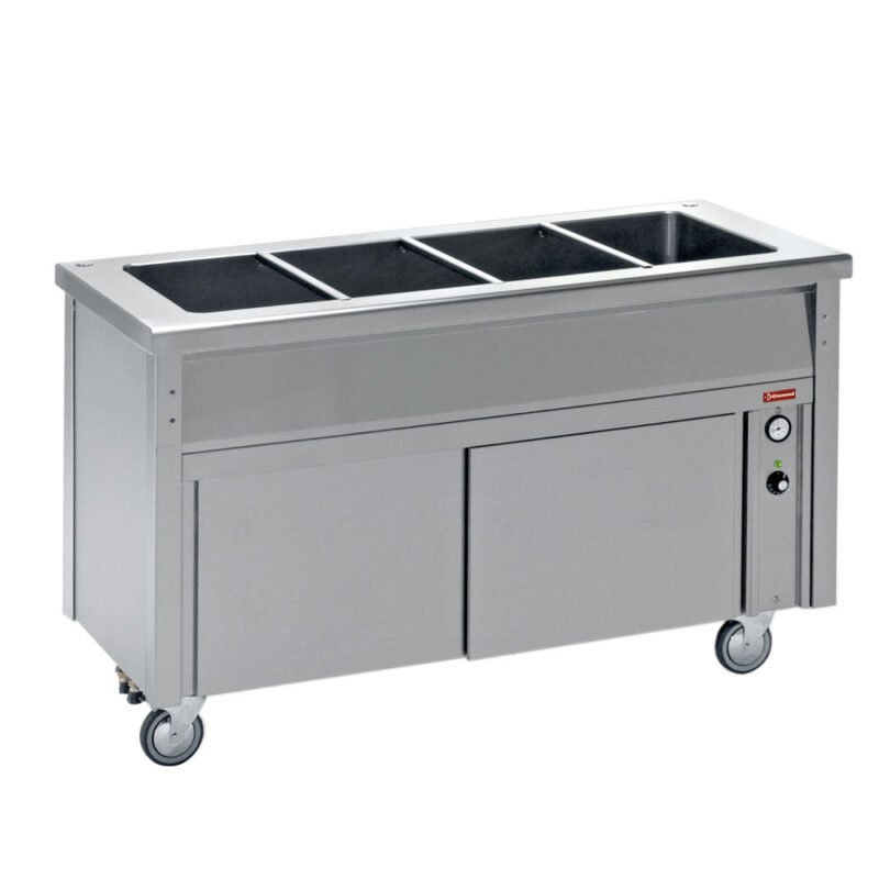 001BA8-big Bain-marie elementas ant neutralios spintelės 2 GN 1/1
