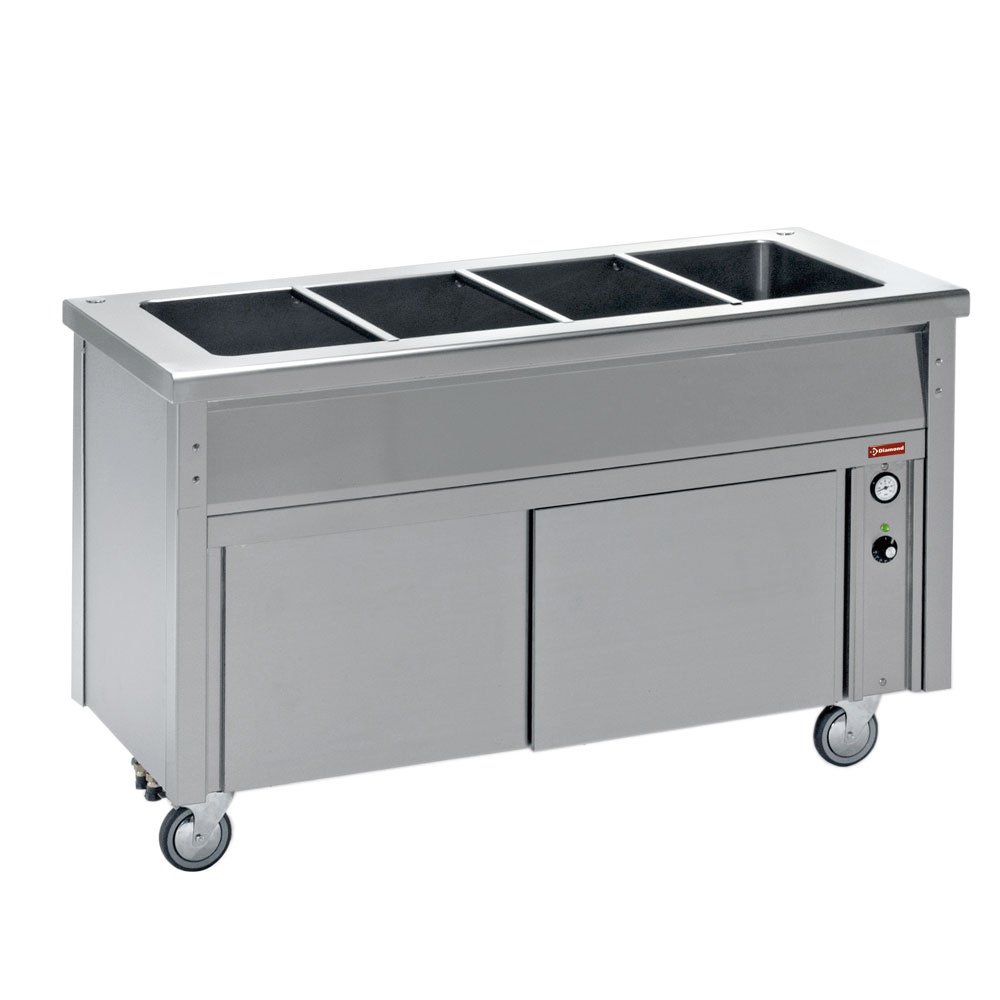 Šildomo spintelės „Bain-marie“ elementas 3 GN 1/1
