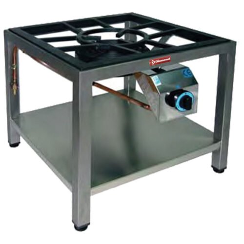 Dujinė paeljos viryklė, skersmuo 250 mm, su atrama (10 kW)