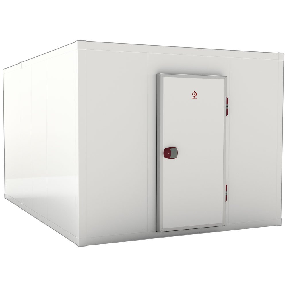 Kombinuota šaldymo kamera ISO 100, vidiniai matmenys 2830 x 3630 ir 2830 x 2030 x h 2230 mm (22,91 + 12,81 m³)