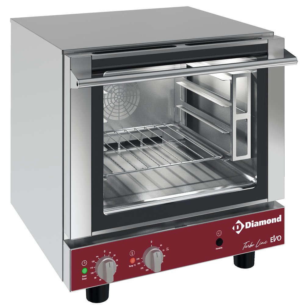 001CGE-23-L-big Elektrinė konvekcinė krosnelė, 4x GN 2/3 + rankinis drėkintuvas