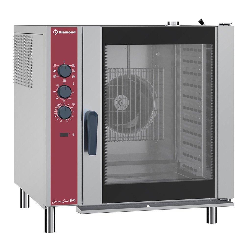 Elektrinė konvekcinė krosnelė 10x GN 1/1, automatinis drėkintuvas