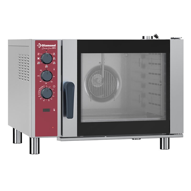 Elektrinė konvekcinė krosnelė 6x GN 1/1, automatinis drėkintuvas