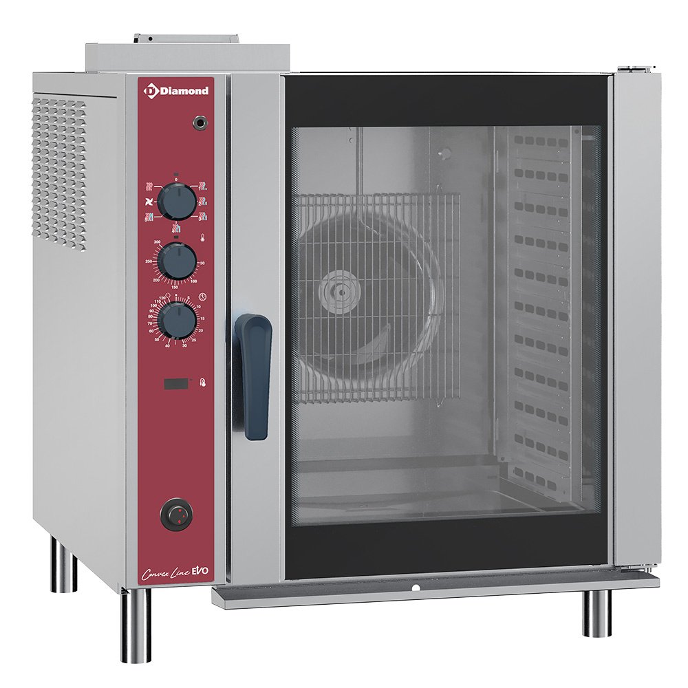 001_CFG101_N-big Dujinė konvekcinė krosnelė, 10x GN 1/1, automatinis drėkintuvas