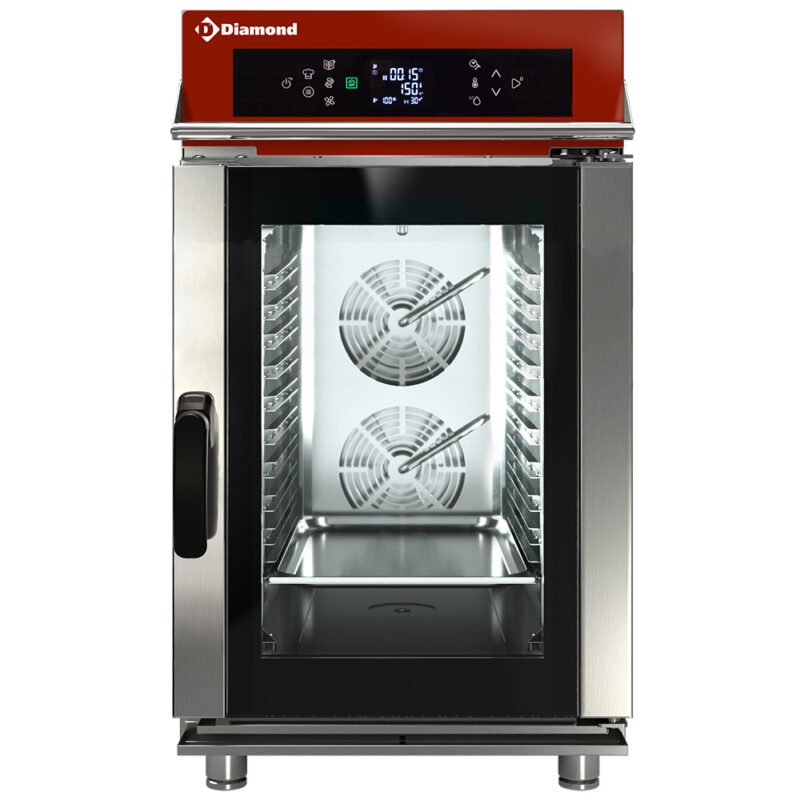 Elektrinė krosnelė, garinė/konvekcinė, 10x GN1/1 Touch/Digit  + automatinis valymas