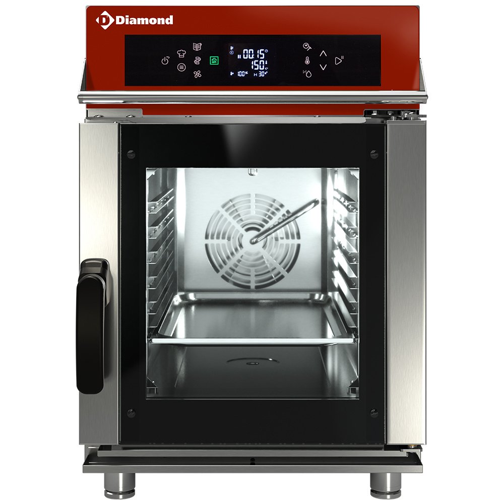 Elektrinė krosnelė, garų/konvekcinė, 6x GN1/1 Touch/Digit  + automatinis valymas