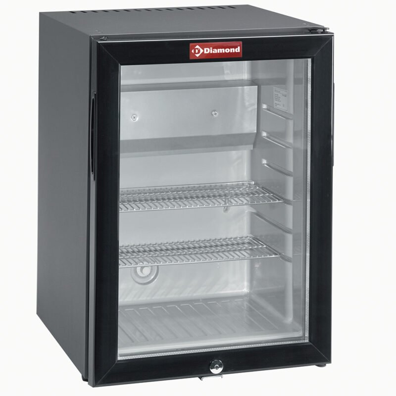 002-C420S-VT-big Minibaras su stiklinėmis durimis, 42 litrai