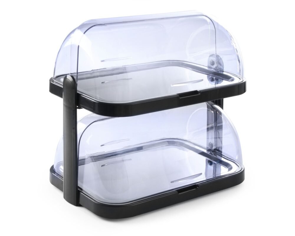 Atverčiama aušinimo vitrina, dviguba, HENDI, Tamsiai pilkas, 440x320x(H)440mm