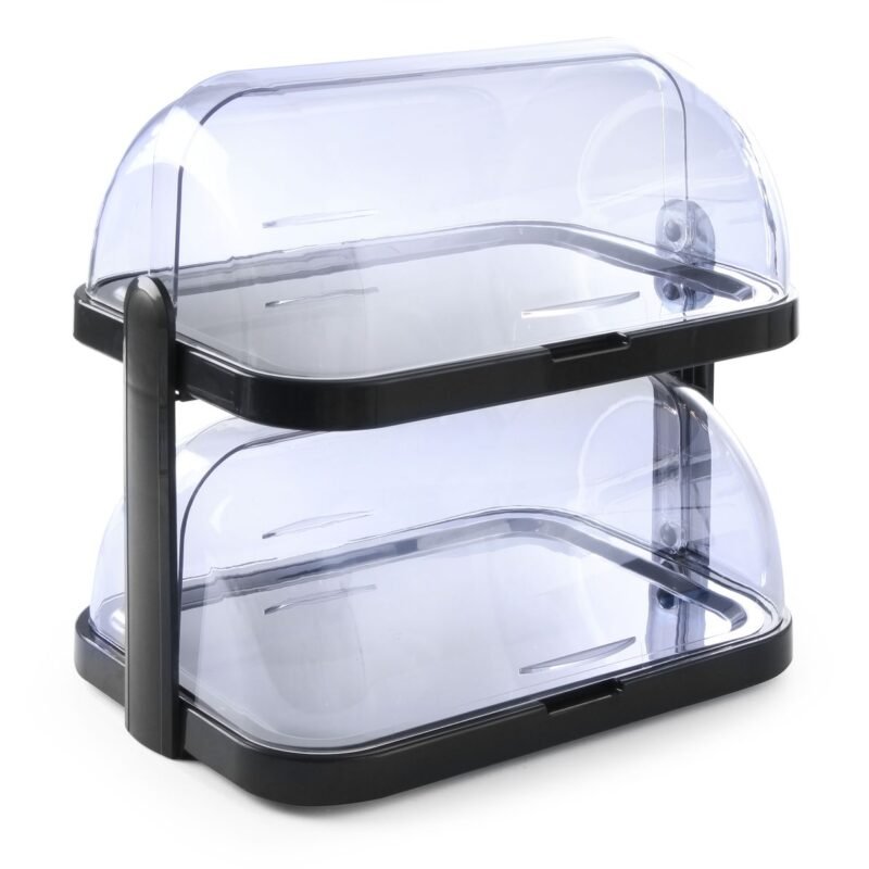 Atverčiama aušinimo vitrina, dviguba, HENDI, Tamsiai pilkas, 440x320x(H)440mm