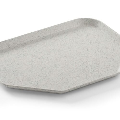 Trapecijos formos padėklas , AmerBox, Granitas, 455x355mm