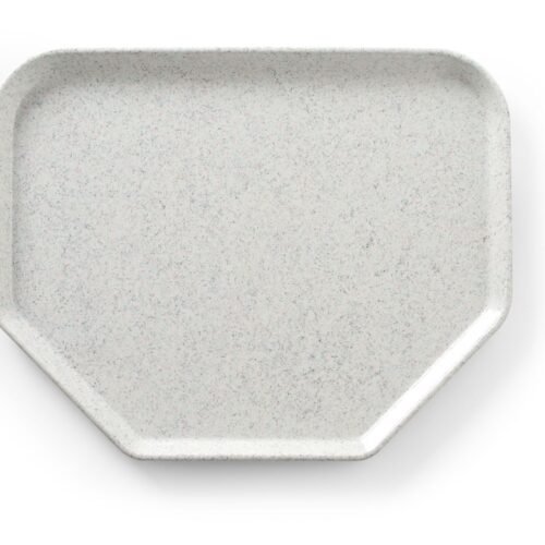 Trapecijos formos padėklas , AmerBox, Granitas, 455x355mm