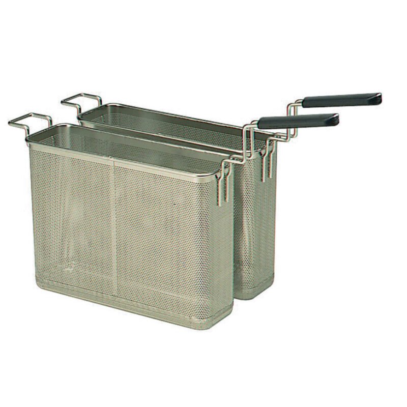 A17ST2X35-big 2 vnt. viryklės krepšelių rinkinys, 24,5 l, priekinė rankena (2x GN 1/2)