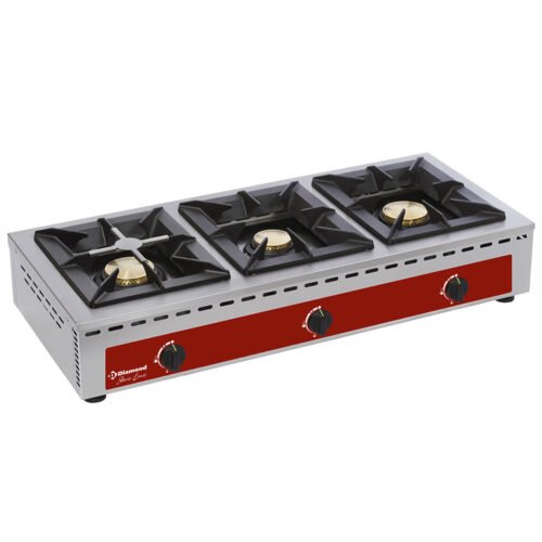 Stalinė viryklė – 3 degikliai (7+5+7 kW)