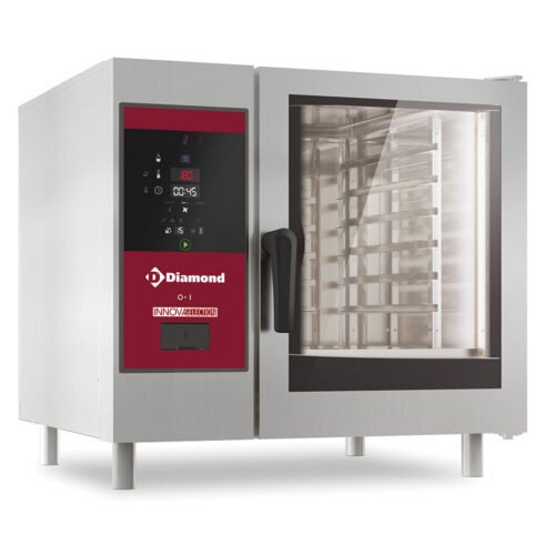 Elektrinė garinė ir konvekcinė krosnelė 6x GN1/1+ Valymas