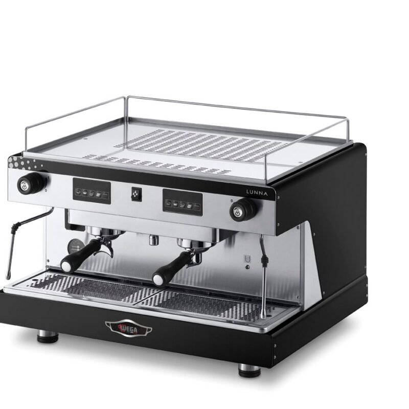 2 grupių kavos virimo aparatas, elektroninis, Wega, 10,5L, 400V/3700W, 740x555x(H)515mm