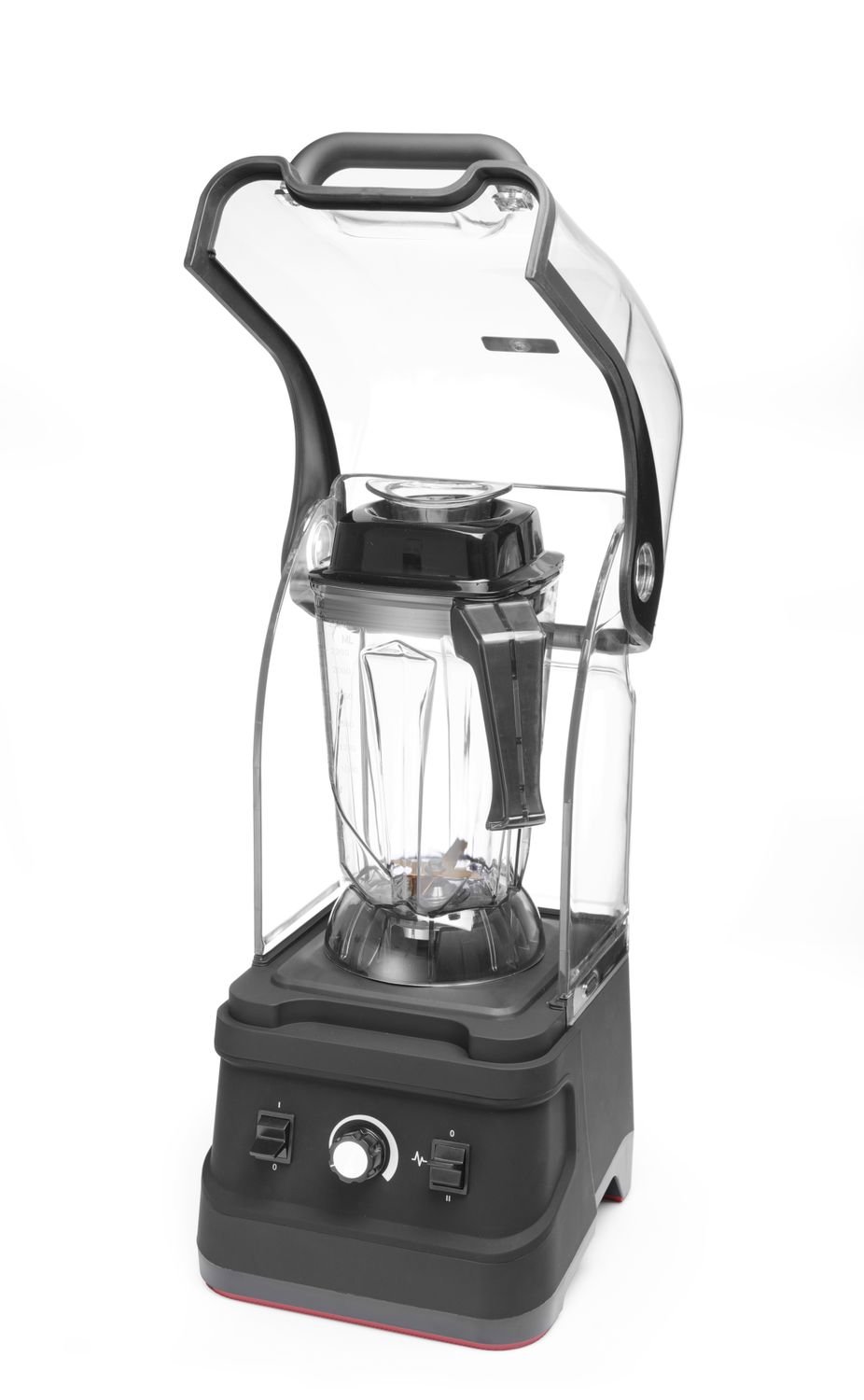 Baro blenderis su garso izoliacija, rankinis valdymas, HENDI, 2,5L, Juodas, 230V/1680W, 250x300x(H)540mm