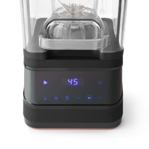 Baro blenderis su garso izoliacijos gaubtu, skaitmeninis, HENDI, 2,5L, Juodas, 230V/1680W, 250x300x(H)546mm
