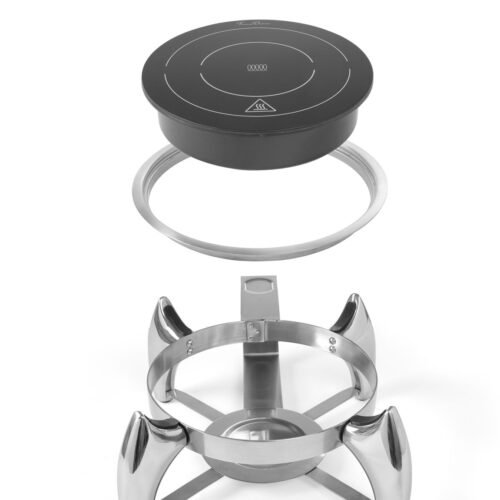 Indukcinis kaitinimo elementas 800 W, Fine Dine, Juodas, 230V/800W, ⌀245x(H)80mm