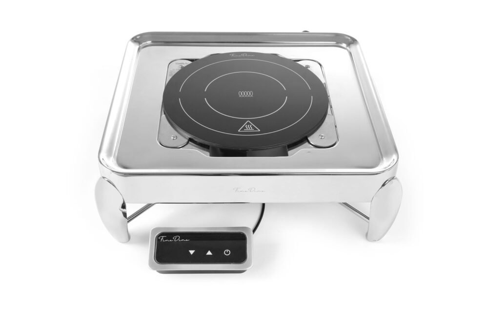 Indukcinis kaitinimo elementas 800 W, Fine Dine, Juodas, 230V/800W, ⌀245x(H)80mm