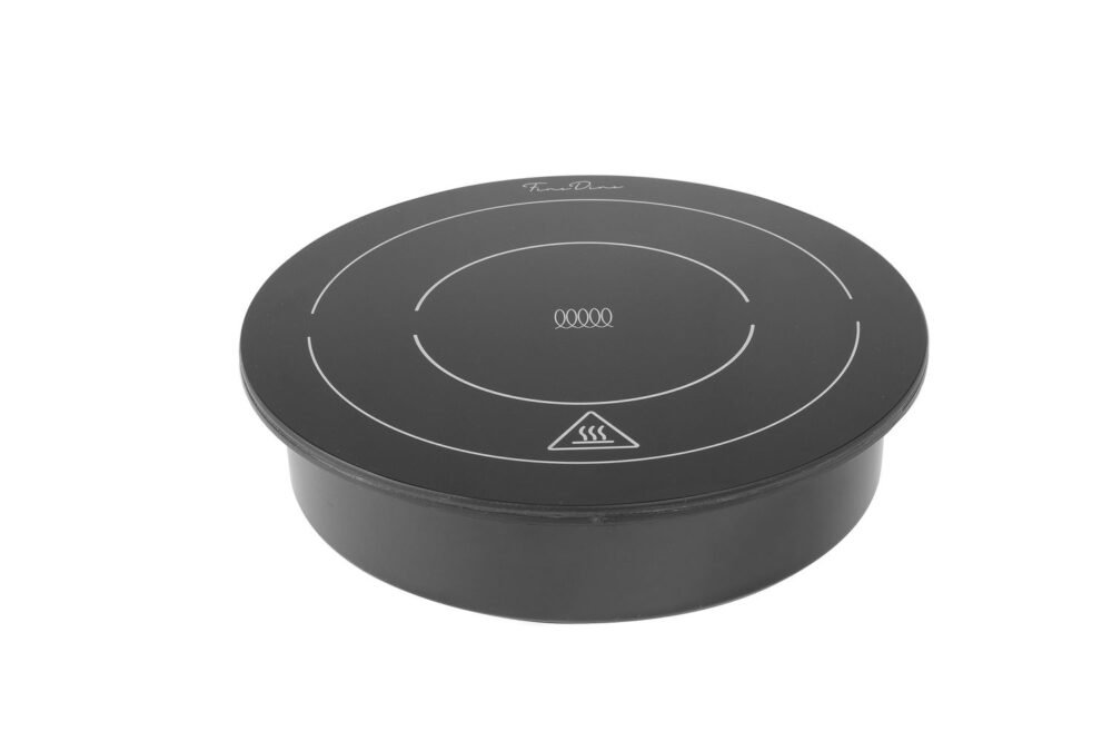 Indukcinis kaitinimo elementas 800 W, Fine Dine, Juodas, 230V/800W, ⌀245x(H)80mm