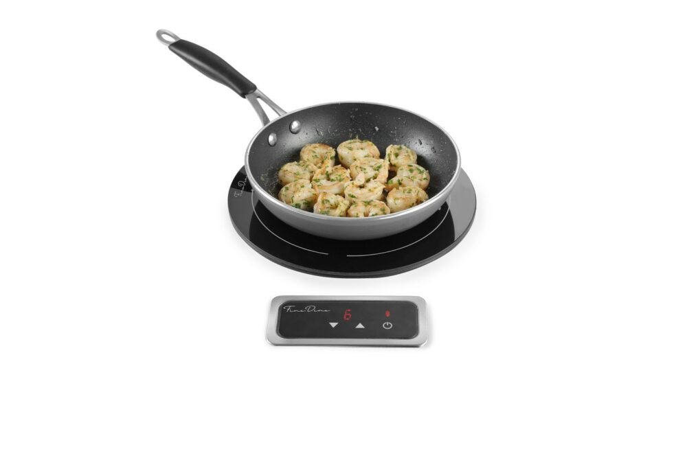 Indukcinis kaitinimo elementas 800 W, Fine Dine, Juodas, 230V/800W, ⌀245x(H)80mm