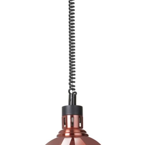 Kylančios ir nusileidžiančios šilumos lempos, kupolo formos, HENDI, Varis, 230V/250W, ⌀250x(H)207mm