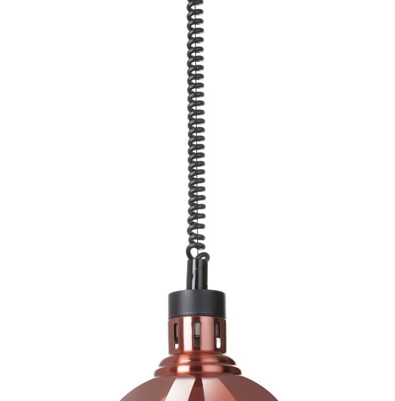Kylančios ir nusileidžiančios šilumos lempos, kupolo formos, HENDI, Varis, 230V/250W, ⌀250x(H)207mm