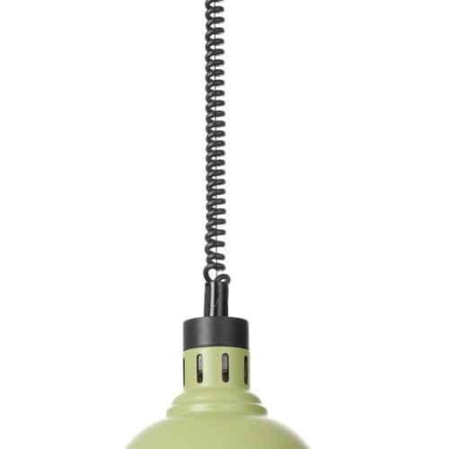 Kylančios ir nusileidžiančios šilumos lempos, kupolo formos, HENDI, Žalia, 230V/250W, ⌀250x(H)207mm