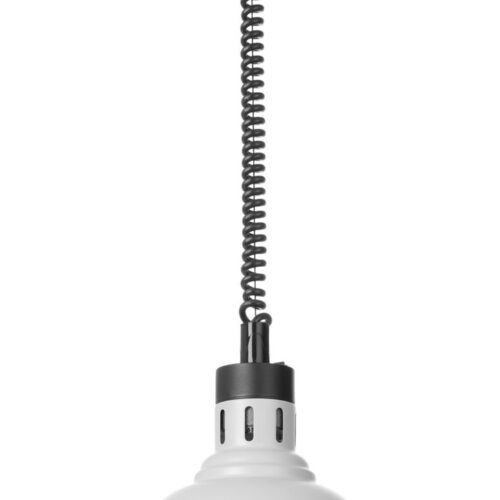 Kylančios ir nusileidžiančios šilumos lempos, kupolo formos, HENDI, Balta, 230V/250W, ⌀250x(H)207mm