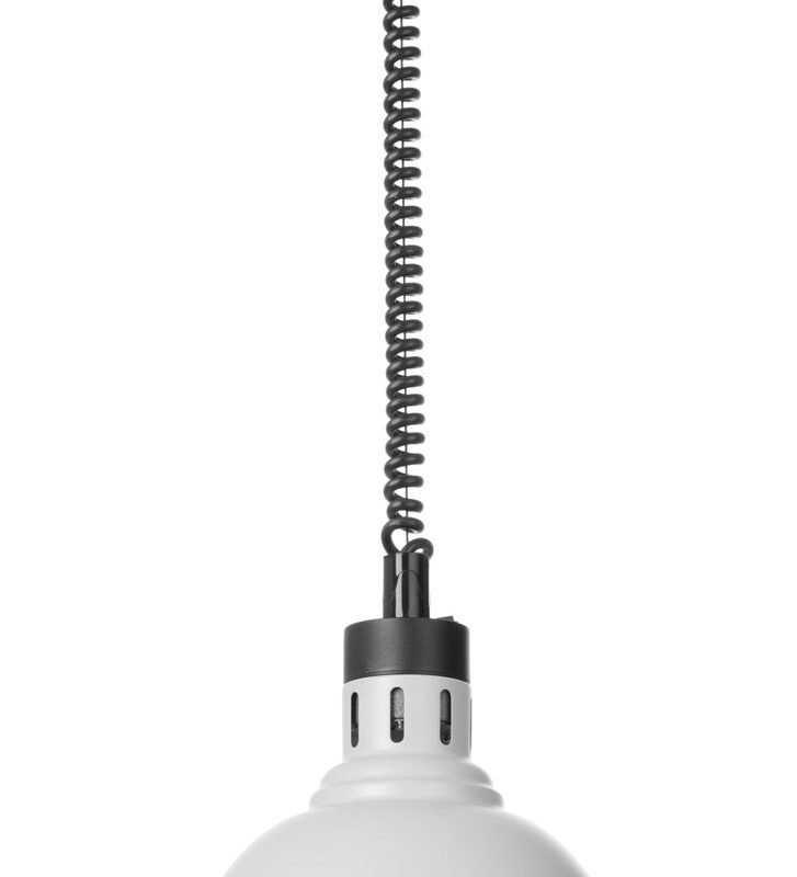 Kylančios ir nusileidžiančios šilumos lempos, kupolo formos, HENDI, Balta, 230V/250W, ⌀250x(H)207mm