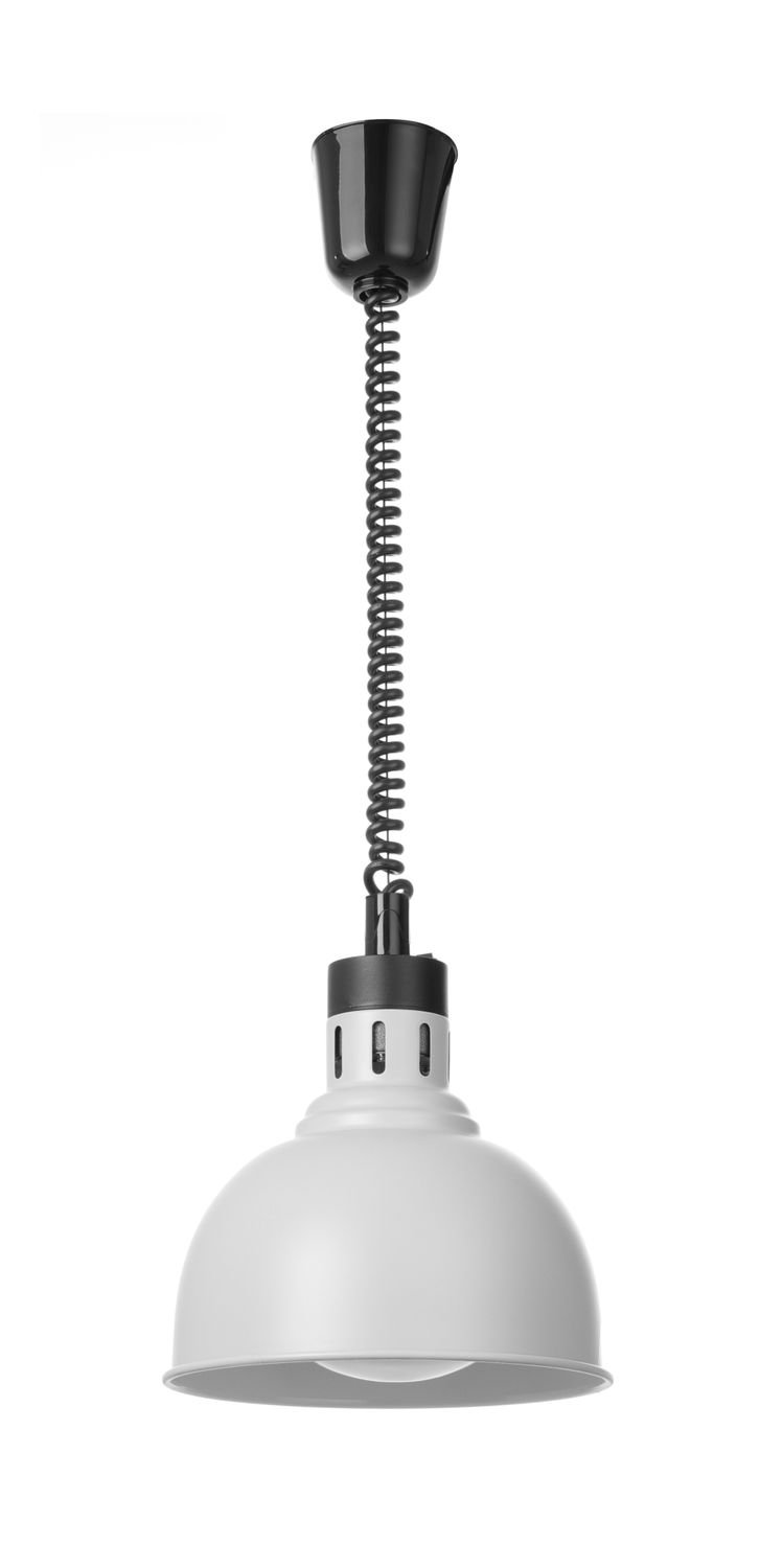 Kylančios ir nusileidžiančios šilumos lempos, kupolo formos, HENDI, Balta, 230V/250W, ⌀250x(H)207mm