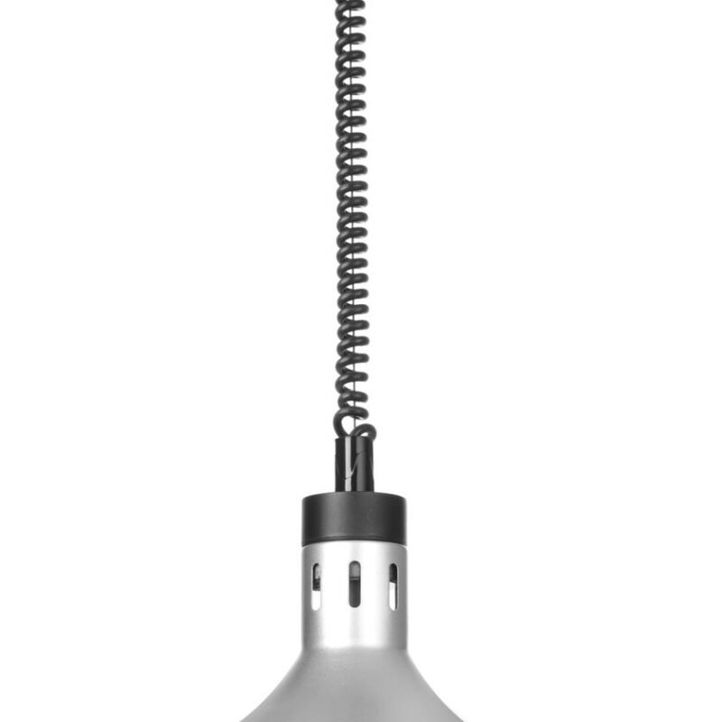 Kylančios ir besileidžiančios šilumos lempos, varpo formos, HENDI, Sidabro, 230V/250W, ⌀295x(H)207mm