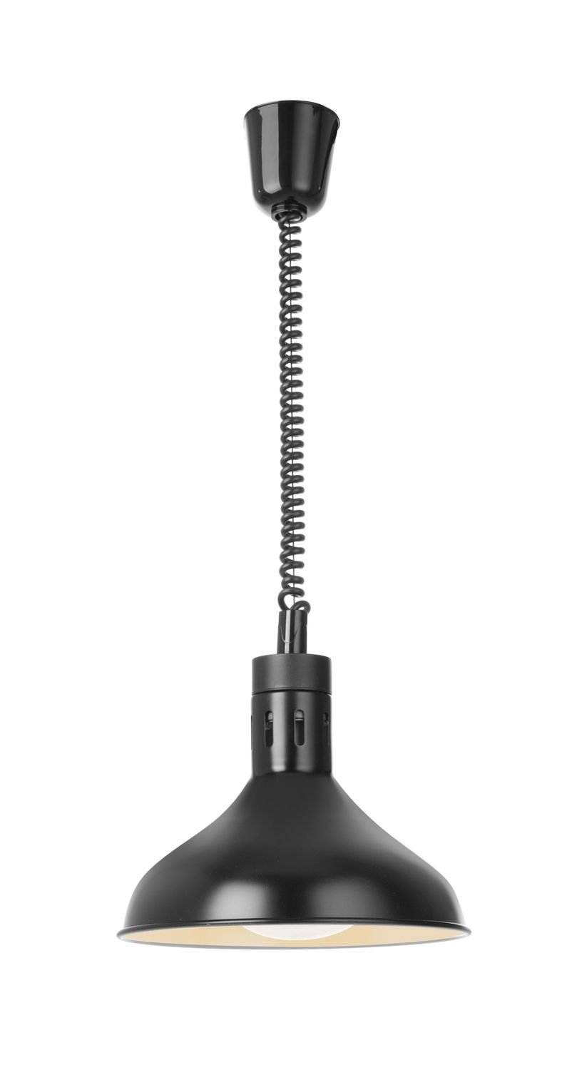 Kylančios ir besileidžiančios šilumos lempos, varpo formos, HENDI, Juodas, 230V/250W, ⌀295x(H)207mm