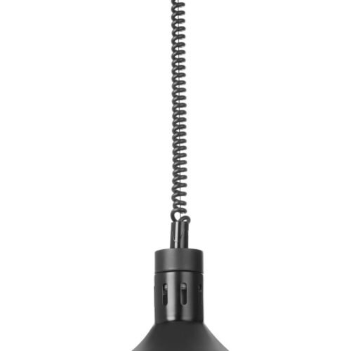 Kylančios ir besileidžiančios šilumos lempos, varpo formos, HENDI, Juodas, 230V/250W, ⌀295x(H)207mm