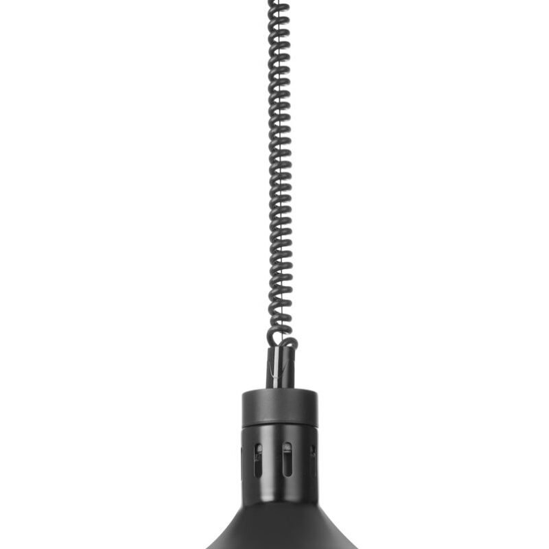 Kylančios ir besileidžiančios šilumos lempos, varpo formos, HENDI, Juodas, 230V/250W, ⌀295x(H)207mm
