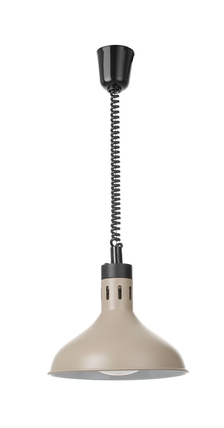 Kylančios ir besileidžiančios šilumos lempos, varpo formos, HENDI, Smėlio spalvos, 230V/250W, ⌀295x(H)207mm