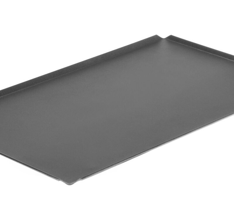 Padėklas, nelipnus, su 4 kraštais, HENDI, Juodas, 600x400x(H)10mm, rettangolare