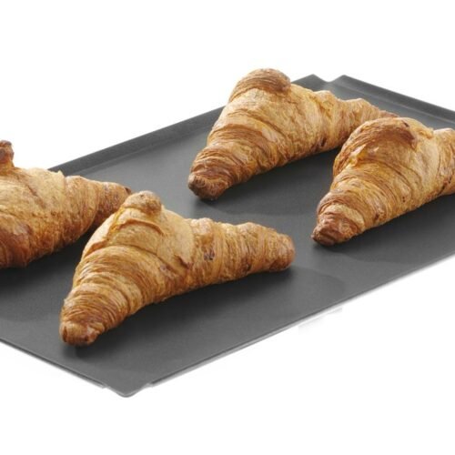 Padėklas, nelipnus, su 4 kraštais, HENDI, Juodas, 600x400x(H)10mm, rettangolare