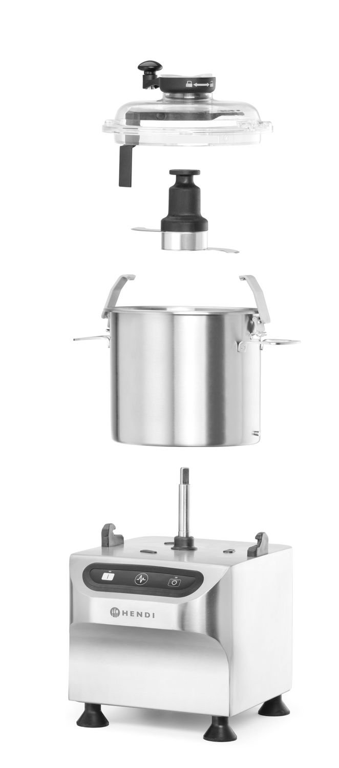 Elektrinis smulkintuvas - Kuteris, HENDI, Profi Line, 8 kg, Sidabro, 230V/800W, 377x350x(H)586mm
