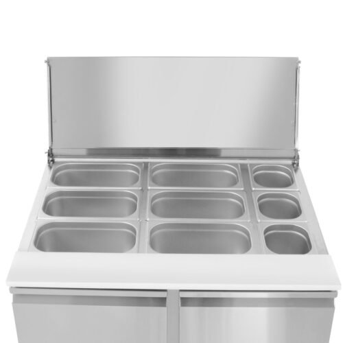 2 durų salotų aušinimo stalas su atidaromu dangčiu, Arktic, 169L, 230V/310W, 700x915x(H)875mm