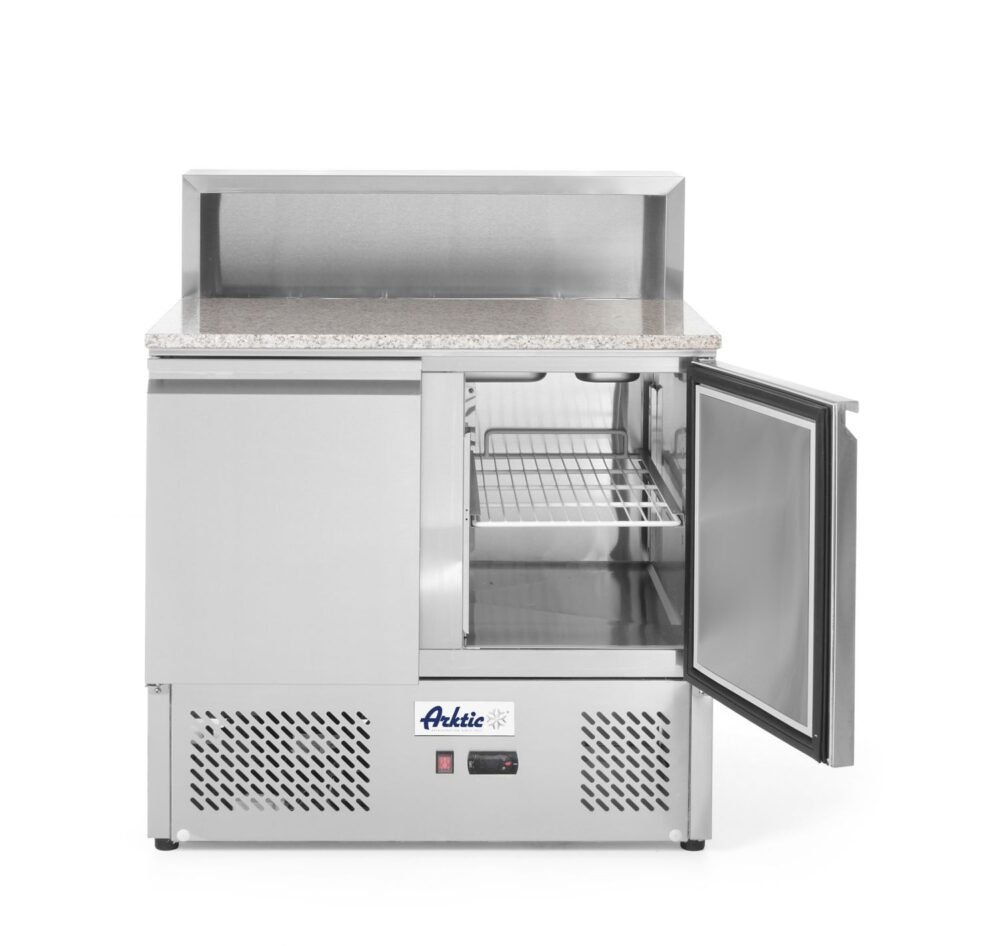 232859_open 2 durų aušinimo stalas su antstatu ir stalviršiu iš granito, Arktic, 169L, 230V/310W, 700x900x(H)1082mm