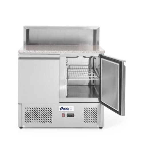 232859_open 2 durų aušinimo stalas su antstatu ir stalviršiu iš granito, Arktic, 169L, 230V/310W, 700x900x(H)1082mm