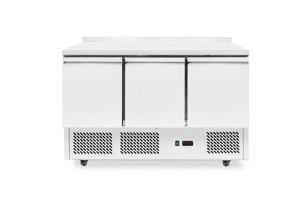 Šaldomas stalas, 3 durys, Arktic, 254L, Sidabro, 230V/220W, 1365x700x(H)908mm