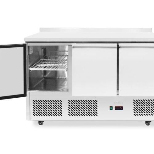 Šaldomas stalas, 3 durys, Arktic, 254L, Sidabro, 230V/220W, 1365x700x(H)908mm