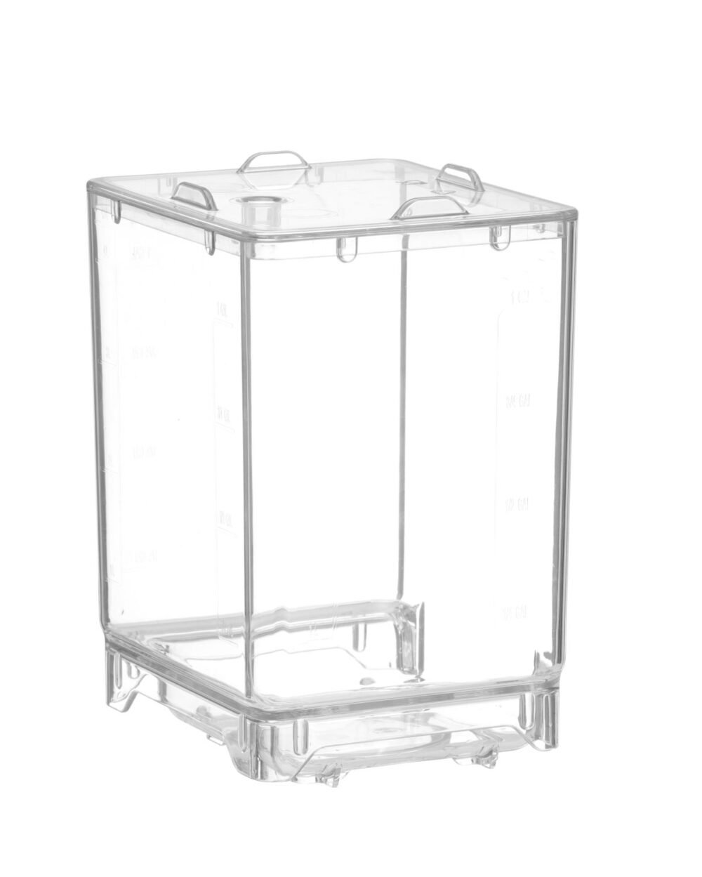 Pieno indas su dangčiu, HENDI, 4,5L, Permatomas, 150x173x(H)237mm, rettangolare