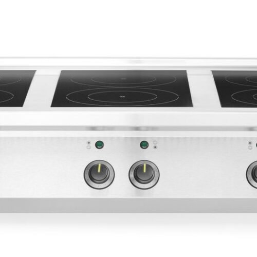 Indukcinė viryklė, 6 kaitviečių, HENDI, 3x3.5 kW hobs & 3x5 kW hobs, 400V/25500W, 1200x700x(H)311mm