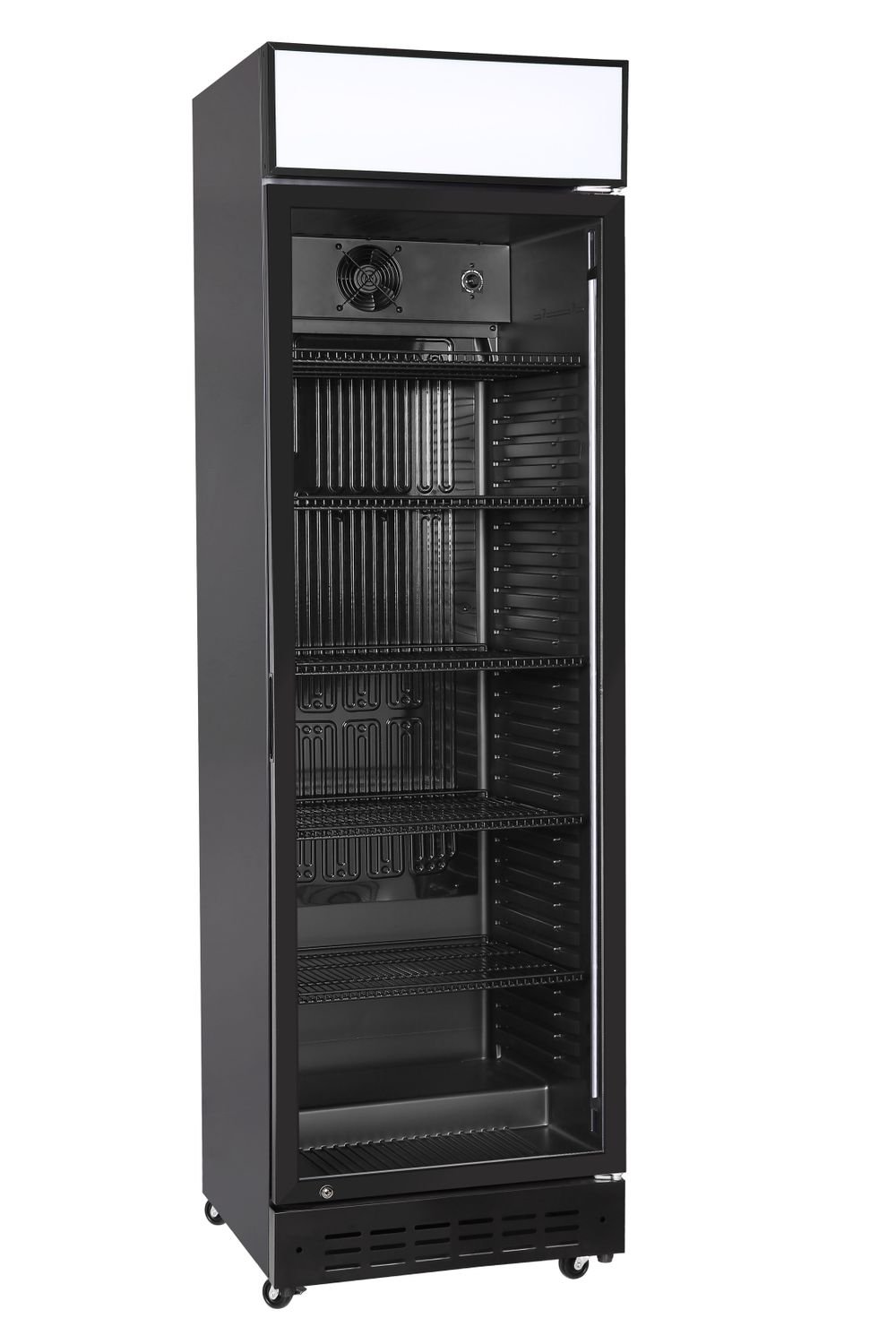 Baro šaldytuvas, vienų durų, Arktic, Švieslentė su LED apšvietimu ir jungikliu , 274L, Juodas, 230V/250W, 600x577x(H)2029mm
