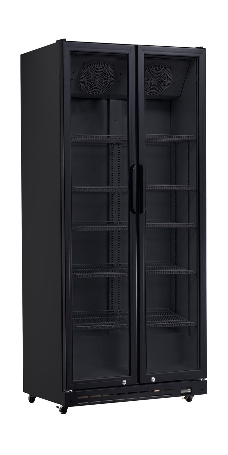 241035 Baro šaldytuvas, dvigubos durys, Arktic, 437L, Juodas, 230V/510W, 870x605x(H)1996mm