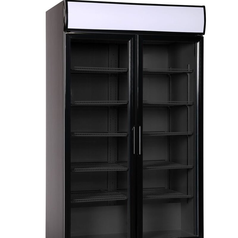 Baro šaldytuvas, dvigubos durys, Arktic, Švieslentė su LED apšvietimu, 827L, Juodas, 230V/480W, 1130x720x(H)2023mm